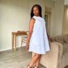 Capri Shift Dress - White (5,500)