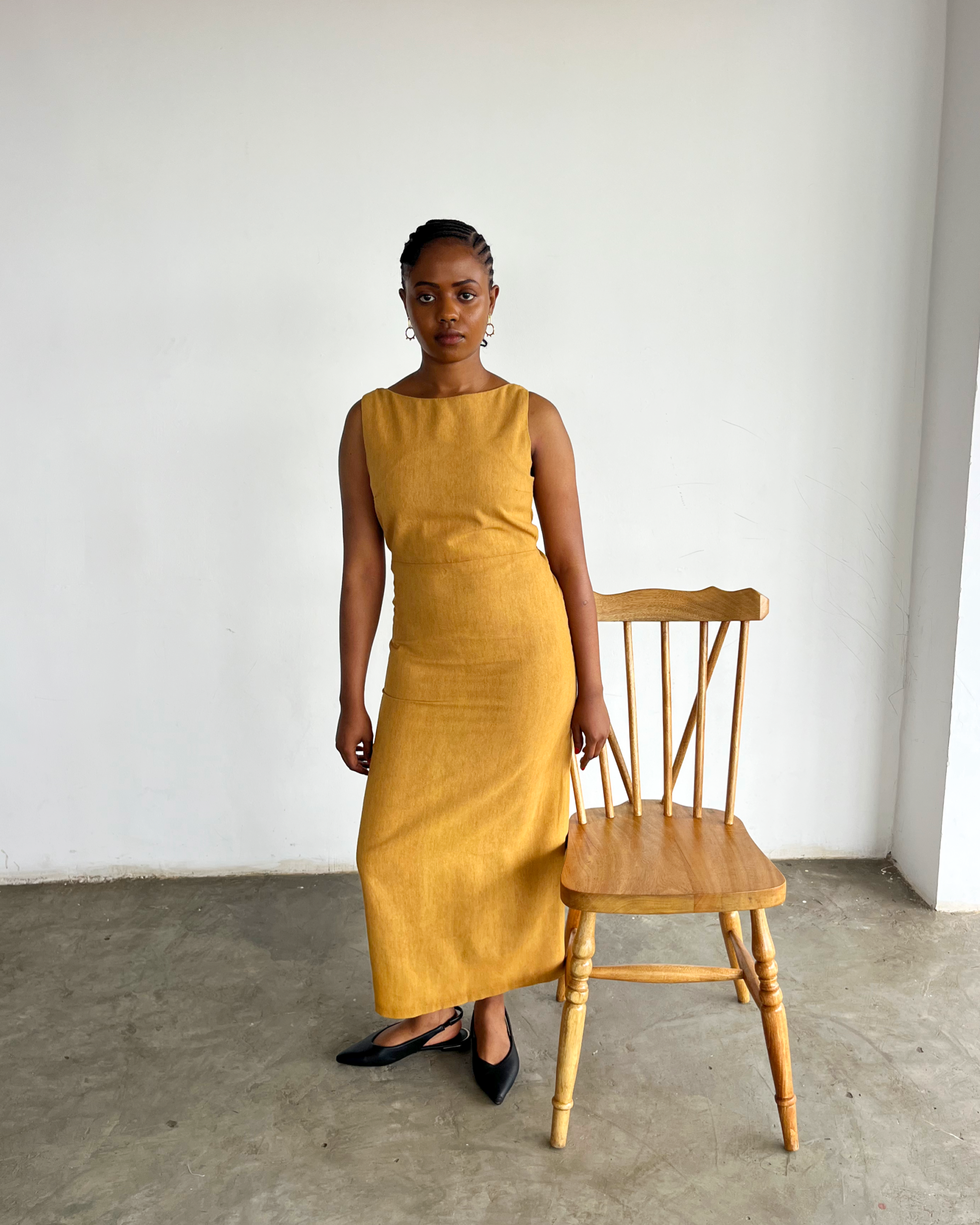 Zuri Dress - Mustard